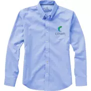 Męska koszula Vaillant z tkaniny Oxford z długim rękawem, xs, niebieski