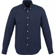 Męska koszula Vaillant z tkaniny Oxford z długim rękawem, m, niebieski