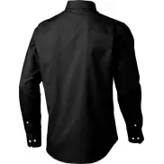 Męska koszula Vaillant z tkaniny Oxford z długim rękawem, xl, czarny