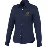Damska koszula Vaillant z tkaniny Oxford z długim rękawem, xs, niebieski