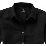 Damska koszula Vaillant z tkaniny Oxford z długim rękawem, l, czarny