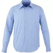 Męska koszula stretch Hamell, l, niebieski