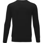 Merrit - męski sweter z okrągłym dekoltem, 2xl, czarny