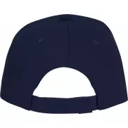 rozowy, 5-panelowa czapka CETO, niebieski