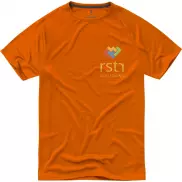 Męski T-shirt Niagara z krótkim rękawem z dzianiny Cool Fit odprowadzającej wilgoć, s, pomarańczowy