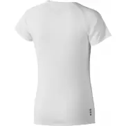 Damski T-shirt Niagara z krótkim rękawem z dzianiny Cool Fit odprowadzającej wilgoć, xs, biały
