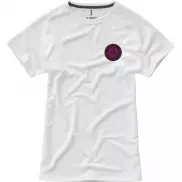 Damski T-shirt Niagara z krótkim rękawem z dzianiny Cool Fit odprowadzającej wilgoć, s, biały