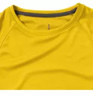 Damski T-shirt Niagara z krótkim rękawem z dzianiny Cool Fit odprowadzającej wilgoć, s, żółty