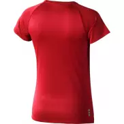 Damski T-shirt Niagara z krótkim rękawem z dzianiny Cool Fit odprowadzającej wilgoć, xl, czerwony