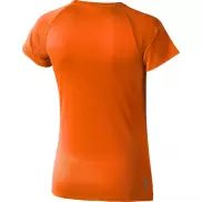 Damski T-shirt Niagara z krótkim rękawem z dzianiny Cool Fit odprowadzającej wilgoć, l, pomarańczowy