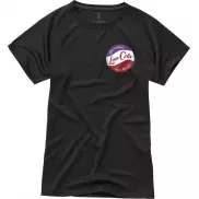 Damski T-shirt Niagara z krótkim rękawem z dzianiny Cool Fit odprowadzającej wilgoć, s, czarny