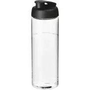 Bidon H2O Vibe o pojemności 850 ml z otwieranym wieczkiem, biały, czarny