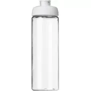 Bidon H2O Vibe o pojemności 850 ml z otwieranym wieczkiem, biały, biały