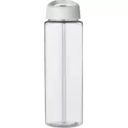 Bidon H2O Vibe o pojemności 850 ml z wieczkiem z dzióbkiem, biały, biały