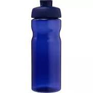 Bidon H2O Eco o pojemności 650 ml z wieczkiem zaciskowym, niebieski