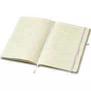 Polar A5 notebook with lined pages, biały