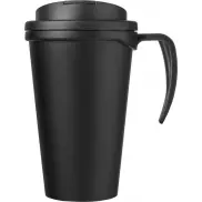 Americano® Grande 350 ml mug with spill-proof lid, czarny