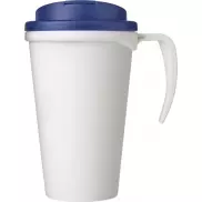 Americano® Grande 350 ml mug with spill-proof lid, biały, niebieski