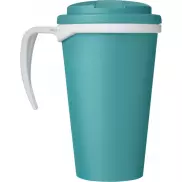 Americano® Grande 350 ml mug with spill-proof lid, niebieski