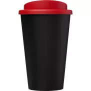Kubek Americano Eco z recyklingu o pojemności 350 ml, czarny, czerwony