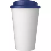 Americano® 350 ml tumbler with spill-proof lid, biały, niebieski