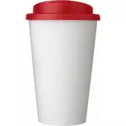 Americano® 350 ml tumbler with spill-proof lid, biały, czerwony