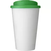 Americano® 350 ml tumbler with spill-proof lid, biały, zielony