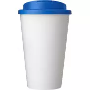 Americano® 350 ml tumbler with spill-proof lid, biały, niebieski