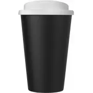 Americano® 350 ml tumbler with spill-proof lid, czarny, biały
