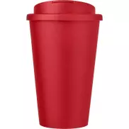 Americano® 350 ml tumbler with spill-proof lid, czerwony