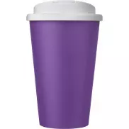 Americano® 350 ml tumbler with spill-proof lid, fioletowy, biały