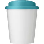 Brite-Americano® Espresso 250 ml tumbler with spill-proof lid, biały, niebieski