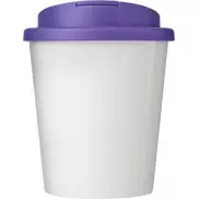 Brite-Americano® Espresso 250 ml tumbler with spill-proof lid, biały, fioletowy