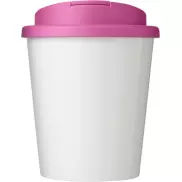 Brite-Americano® Espresso 250 ml tumbler with spill-proof lid, biały, różowy