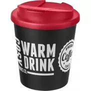 Americano® Espresso 250 ml tumbler with spill-proof lid, czarny, czerwony