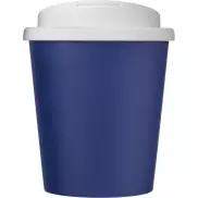 Americano® Espresso 250 ml tumbler with spill-proof lid, niebieski, biały