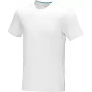 Męska koszulka organiczna Azurite z krótkim rękawem z certyfikatem GOTS, xs, biały