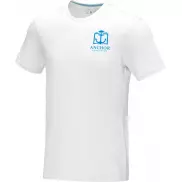 Męska koszulka organiczna Azurite z krótkim rękawem z certyfikatem GOTS, l, biały