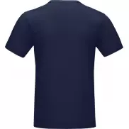 Męska koszulka organiczna Azurite z krótkim rękawem z certyfikatem GOTS, xs, niebieski