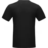 Męska koszulka organiczna Azurite z krótkim rękawem z certyfikatem GOTS, m, czarny