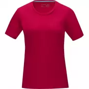Damska koszulka organiczna Azurite z krótkim rękawem z certyfikatem GOTS, xs, czerwony