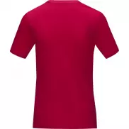 Damska koszulka organiczna Azurite z krótkim rękawem z certyfikatem GOTS, m, czerwony