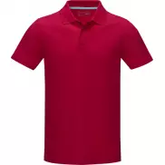 Męska organiczna koszulka polo Graphite z certyfikatem GOTS, s, czerwony