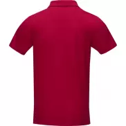 Męska organiczna koszulka polo Graphite z certyfikatem GOTS, m, czerwony