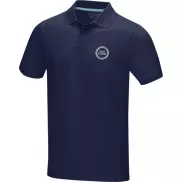 Męska organiczna koszulka polo Graphite z certyfikatem GOTS, s, niebieski