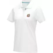 Damska organiczna koszulka polo Graphite z certyfikatem GOTS, xs, biały