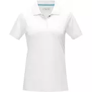 Damska organiczna koszulka polo Graphite z certyfikatem GOTS, l, biały