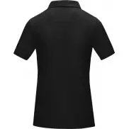 Damska organiczna koszulka polo Graphite z certyfikatem GOTS, 2xl, czarny
