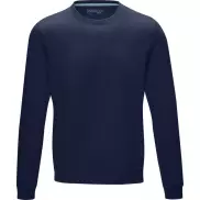 Męska organiczna bluza Jasper wykonana z recyclingu i posiadająca certyfikat GOTS, xs, niebieski