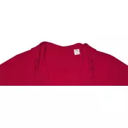 Theron męska zapinana na zamek bluza z kapturem, 2xl, czerwony